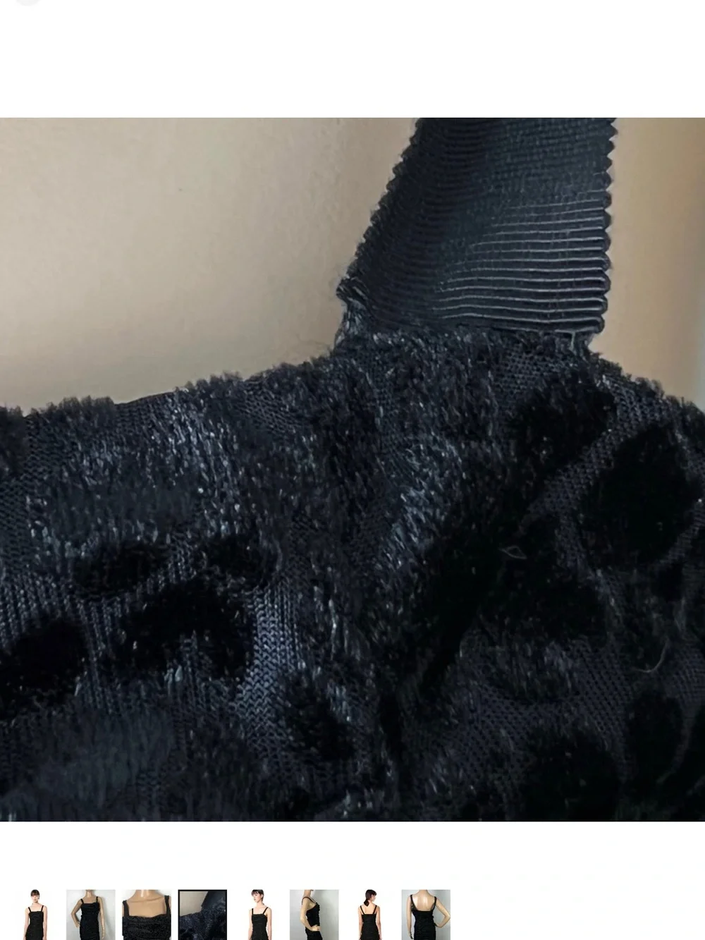 NEW LIKELY BLACK LEOPARD BURNOUT VELVET RUCHED MINI DRESS - Picture 4 of 8